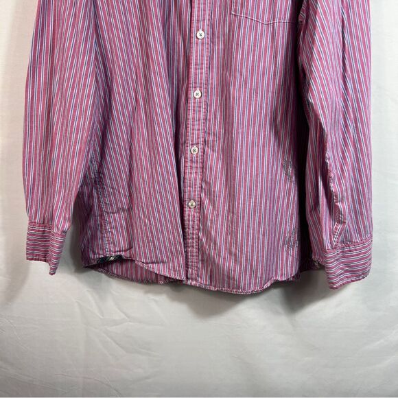 Mens American Eagle Outfitters Salmon Long Sleeve Button Down Shirt 0635 - Picture 3 of 10